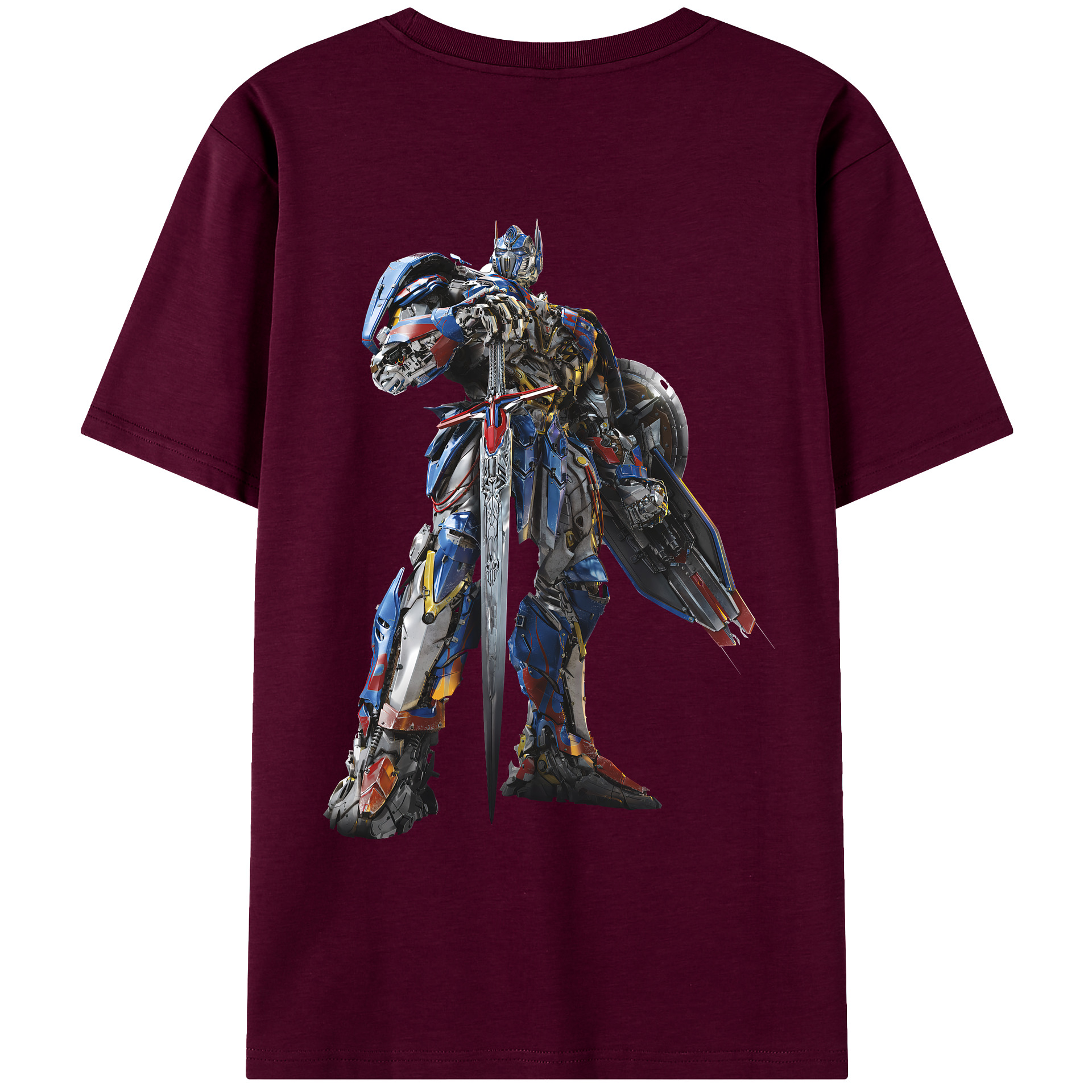 （画像用） Transformers トランスフォーマー レディース半袖Tシャツ(バックプリント)